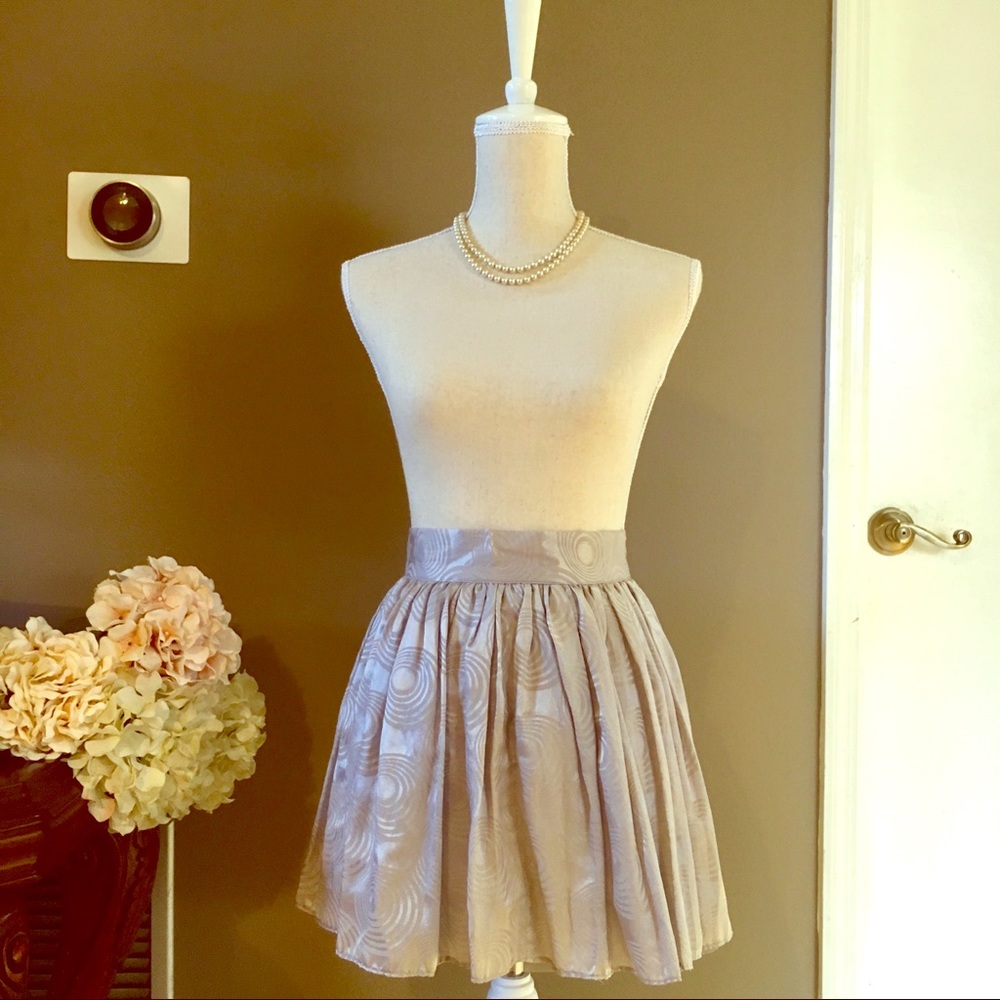 Silver skirt